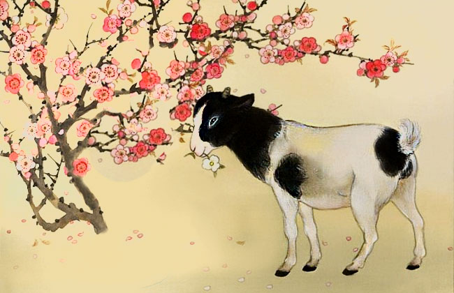 Козочка и цветущее дерево - Краева_0.jpg